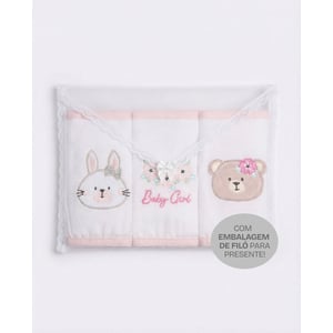 Babete Gifts Papi Friends Com Prendedor De Chupeta 40cm X 40cm Contem 03 Un