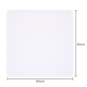Toalha Multiuso Papi  Pinte E Borde Branca 60cm X 60cm Contém 05 Unidades