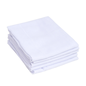Toalha Multiuso Papi Luxo Branca 60cm X 60cm Contém 05 Unidades