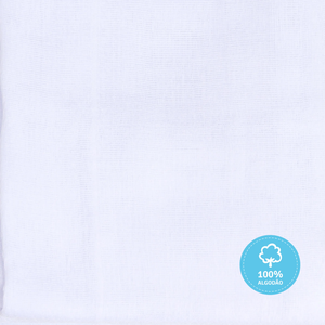 Toalha Multiuso Papi Luxo Branca 60cm X 60cm Contém 05 Unidades