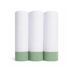 Fralda Com Faixa Papi Baby Cores 60 Cm X 58 Cm - Contém 03 Unidades