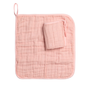 Paninho De Boca Soft Premium Com Prendedor De Chupeta Papi Baby Cores 35 Cm X 30 Cm - Contem 02 Unidades