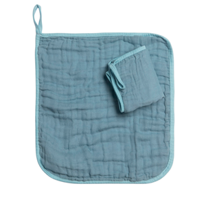 Paninho De Boca Soft Premium Com Prendedor De Chupeta Papi Baby Cores 35 Cm X 30 Cm - Contem 02 Unidades