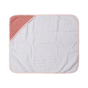 Toalha De Banho Soft Premium Com Capuz De Canto Papi Baby Cores 80 Cm X 70 Cm - Contém 01 Unidade