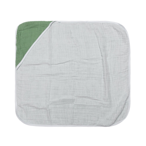 Toalha De Banho Soft Premium Com Capuz De Canto Papi Baby Cores 80 Cm X 70 Cm - Contém 01 Unidade