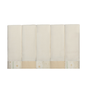 Fralda Com Bainha Papi Encantos  72 Cm X 70 Cm - Contém 05 Unidades