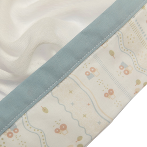 Fralda Com Bainha Papi Encantos 70 Cm X 68 Cm - Contém 02 Unidades