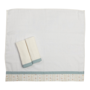 Fralda Com Bainha Papi Encantos 70 Cm X 68 Cm - Contém 03 Unidades