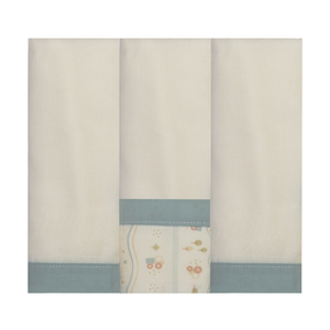 Fralda Com Bainha Papi Encantos 70 Cm X 68 Cm - Contém 03 Unidades