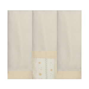 Fralda Com Bainha Papi Encantos 70 Cm X 68 Cm - Contém 03 Unidades
