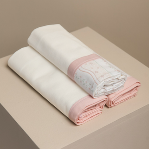 Cueiro Manta Com Faixa Papi Encantos 80 Cm X 80 Cm - Contem 03 Unidades