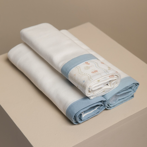 Cueiro Manta Com Faixa Papi Encantos 80 Cm X 80 Cm - Contem 03 Unidades