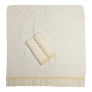 Cueiro Manta Com Faixa Papi Encantos 80 Cm X 80 Cm - Contem 03 Unidades