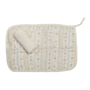 Paninho De Boca Soft Com Prendedor De Chupeta Papi Encantos  40 Cm X 23 Cm - Contém 02 Unidades