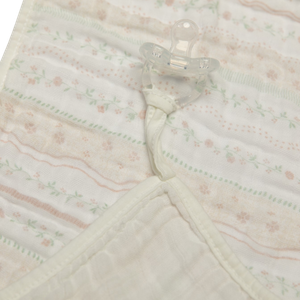 Paninho De Boca Soft Com Prendedor De Chupeta  40 Cm X 23 Cm - Contém 03 Unidades