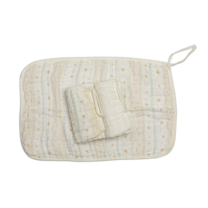 Paninho De Boca Soft Com Prendedor De Chupeta  40 Cm X 23 Cm - Contém 03 Unidades