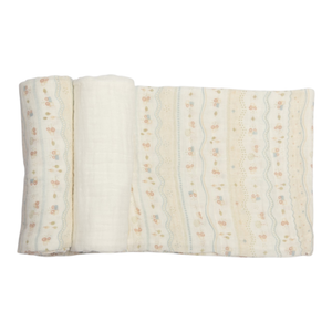 Cueiro Swaddle Soft Com Bainha Papi Encantos  85 Cm X 75 Cm - Contém 03 Unidades