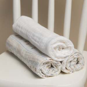 Cueiro Swaddle Soft Com Bainha Papi Encantos  85 Cm X 75 Cm - Contém 03 Unidades