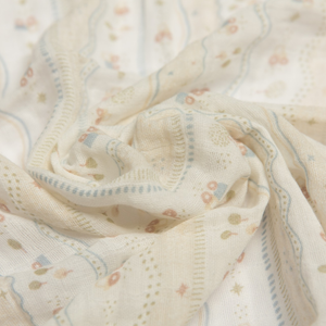Cueiro Swaddle Soft Com Bainha Papi Encantos  85 Cm X 75 Cm - Contém 03 Unidades