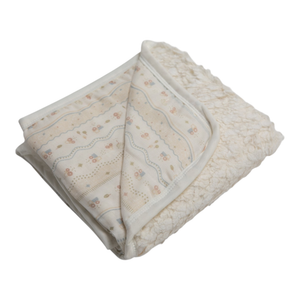 Cobertor De Sherpa Com Soft Estampado Papi Encantos 100 Cm X 80 Cm - Contem 01 Unidade