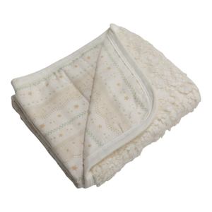 Cobertor De Sherpa Com Soft Estampado Papi Encantos 100 Cm X 80 Cm - Contem 01 Unidade