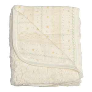 Cobertor De Sherpa Com Soft Estampado Papi Encantos 100 Cm X 80 Cm - Contem 01 Unidade