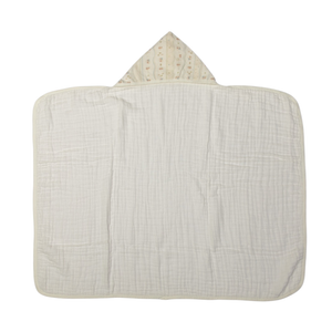 Toalhao De Banho Soft Com Capuz De Tricoline  Papi Encantos 100 Cm X 75 Cm - Contem 01 Unidade
