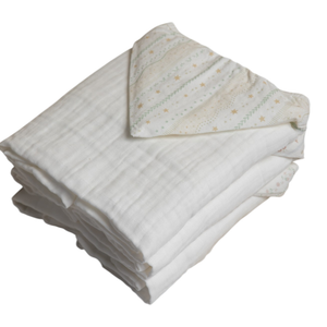 Toalhao De Banho Soft Com Capuz De Tricoline  Papi Encantos 100 Cm X 75 Cm - Contem 01 Unidade