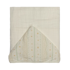 Toalhao De Banho Soft Com Capuz De Tricoline  Papi Encantos 100 Cm X 75 Cm - Contem 01 Unidade