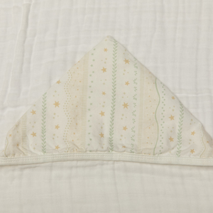 Toalhao De Banho Soft Com Capuz De Tricoline  Papi Encantos 100 Cm X 75 Cm - Contem 01 Unidade