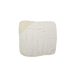 Toalha De Banho Soft Com Capuz De Canto Papi Encantos  80 Cm X 80 Cm - Contem 01 Unidade