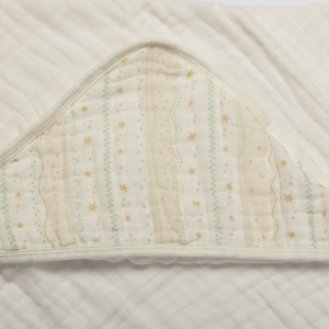 Toalha De Banho Soft Com Capuz De Canto Papi Encantos  80 Cm X 80 Cm - Contem 01 Unidade
