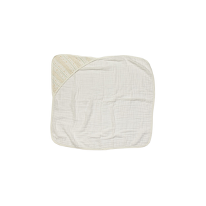Toalha De Banho Soft Com Capuz De Canto Papi Encantos  80 Cm X 80 Cm - Contem 01 Unidade