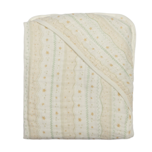 Toalha De Banho Soft Estampada Com Capuz De Canto Papi Encantos  80 Cm X 80 Cm - Contem 01 Unidade