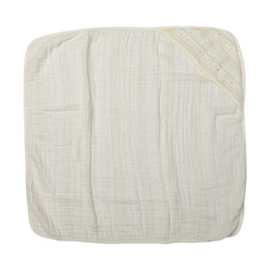 Toalha De Banho Soft Estampada Com Capuz De Canto Papi Encantos  80 Cm X 80 Cm - Contem 01 Unidade