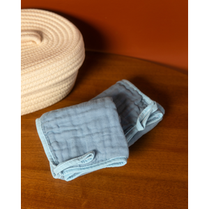 Paninho De Boca Soft Premium Com Prendedor De Chupeta Papi Baby Cores 35 Cm X 30 Cm - Contem 02 Unidades