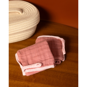 Paninho De Boca Soft Premium Com Prendedor De Chupeta Papi Baby Cores 35 Cm X 30 Cm - Contem 02 Unidades