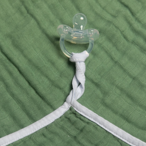 Paninho De Boca Soft Premium Com Prendedor De Chupeta Papi Baby Cores 35 Cm X 30 Cm - Contem 02 Unidades