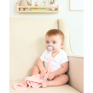 Paninho De Boca Soft Premium Com Prendedor De Chupeta Papi Baby Cores 35 Cm X 30 Cm - Contem 02 Unidades