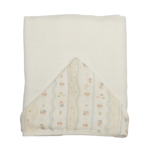 Toalha De Fralda 1 Camada Soft Com Capuz Estampado Papi Encantos  1,10 M X 85 Cm - Contém 01 Unidade