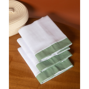 Fralda Com Faixa Papi Baby Cores 60 Cm X 58 Cm - Contém 03 Unidades