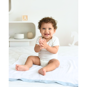 Cueiro Manta  Papi Encantos 84 Cm X 80 Cm - Contém 03 Unidades