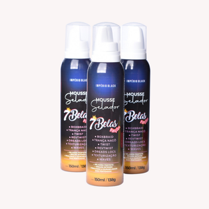 Mousse Selador 7 Belas - Império Black 150ml