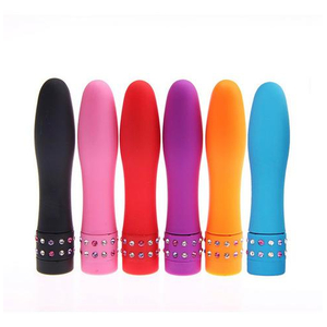 Vibrador diamante com strass - 10cm