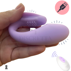 Vibrador Casal com Controle Remoto Potente Recarregavel USB