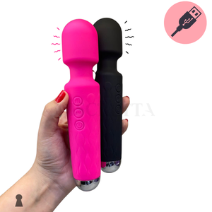 Vibrador Super Varinha Mágica 20 Modos de Vibrações