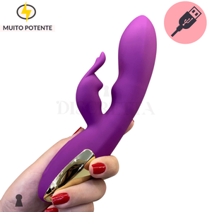 Vibrador de Ponto G e Clitóris Crazy Rabbit NV Toys Alta Potência