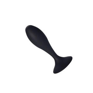 Plug Anal em Silicone com Ventosa 9,1x2,7cm