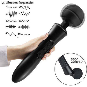 Vibrador Massageador Super Varinha Mágica 35cm Recarregável USB