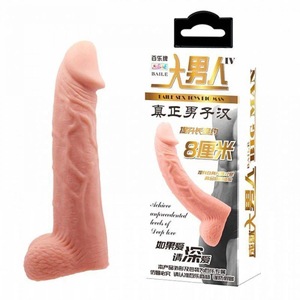 Capa Peniana Realista Expansora com Escroto 21cm